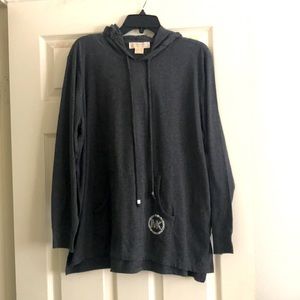 Michael Kors brand new charcoal gray hoodie